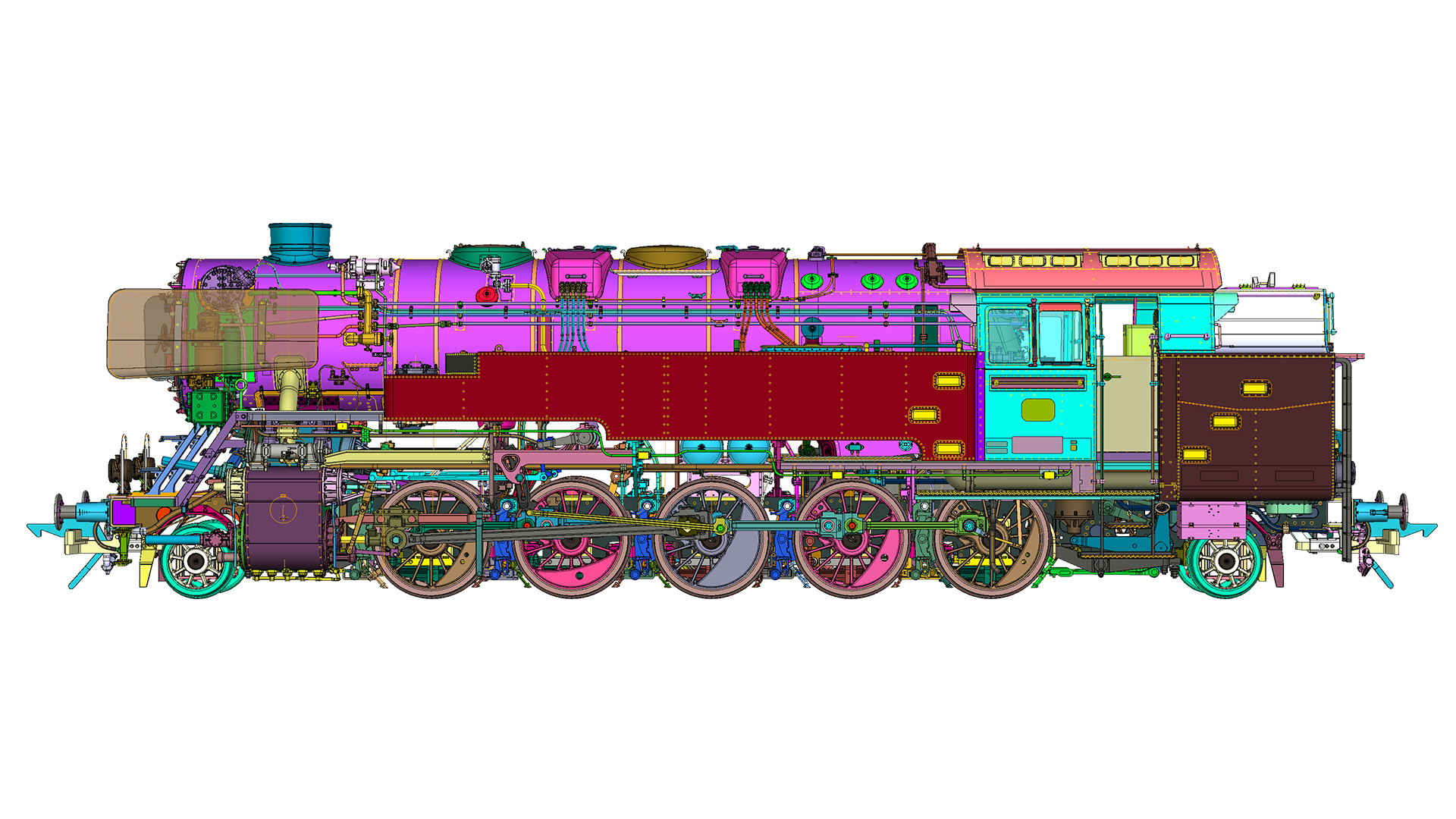 B 85 Rinnat Baureihe 85 |1:45|, 85 007, DB Ep. V, Museum, Bw Freiburg | 168507